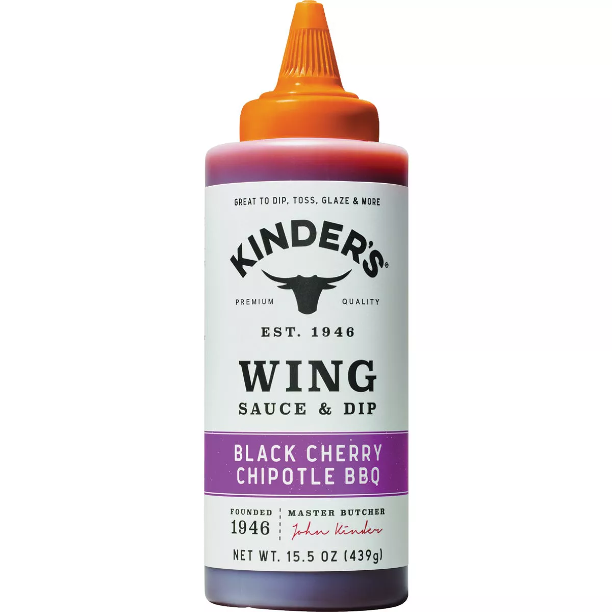 Kinder's 15.5 Oz. Black Cherry Chipotle BBQ Sauce