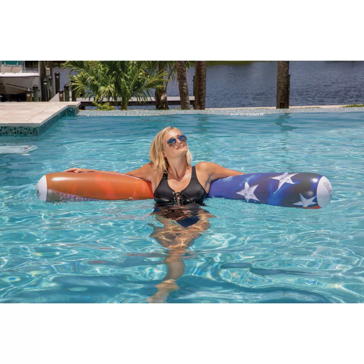 PoolCandy Stars & Stripes 72 In. Super Noodle Water Toy - photo 3