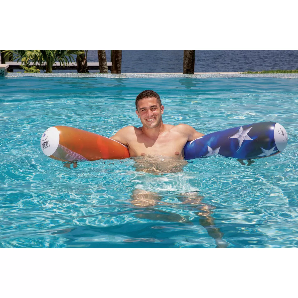 PoolCandy Stars & Stripes 72 In. Super Noodle Water Toy - photo 4
