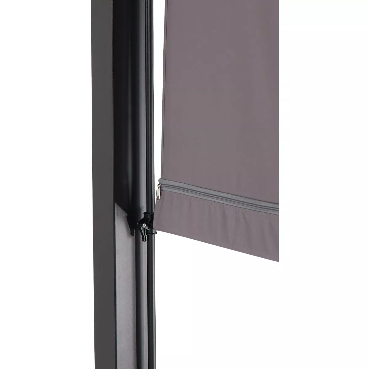 Outdoor Expressions 11.5 Ft. W. x 7.5 Ft. H. x 8.8 Ft. L. Black Steel Pergola - photo 5