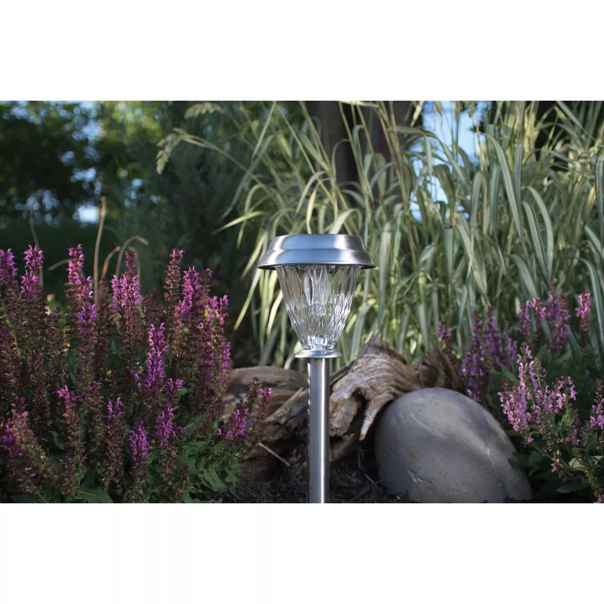 Moonrays Stainless Steel 4 Lm. Solar Path Light with Glass Lens - photo 3