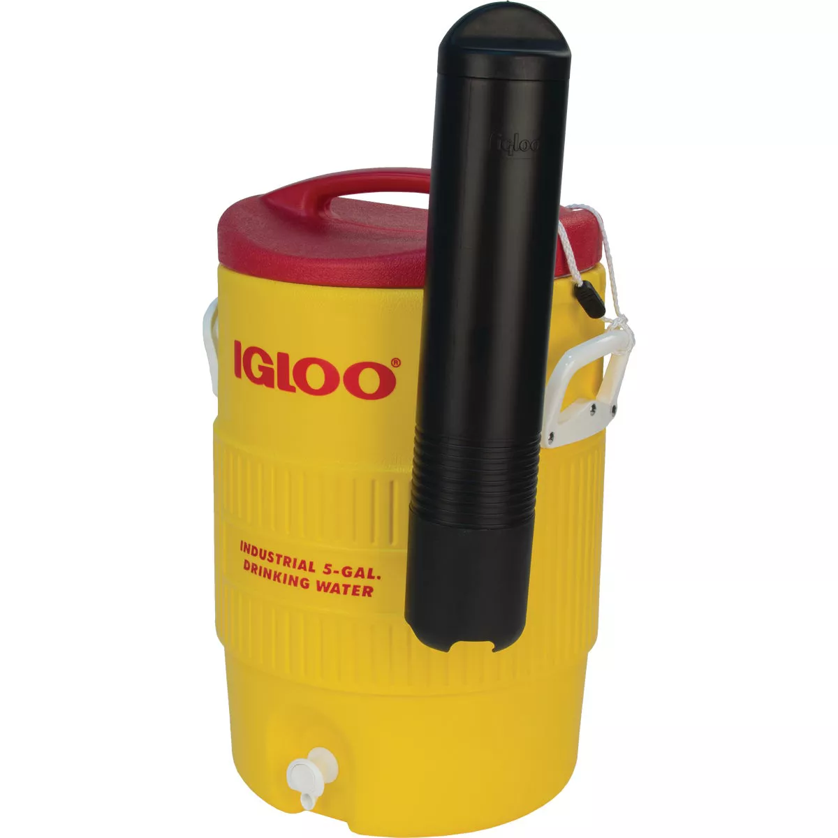 Igloo 5 Gal. Yellow Industrial Water Jug with Cup Dispenser - photo 2
