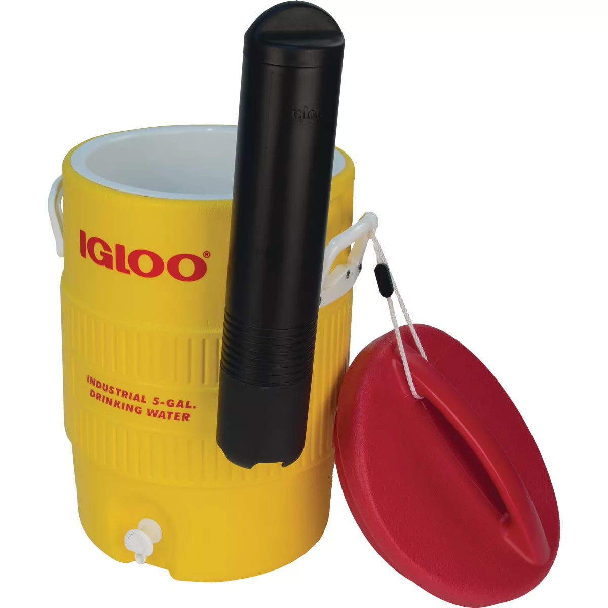 Igloo 5 Gal. Yellow Industrial Water Jug with Cup Dispenser - photo 3
