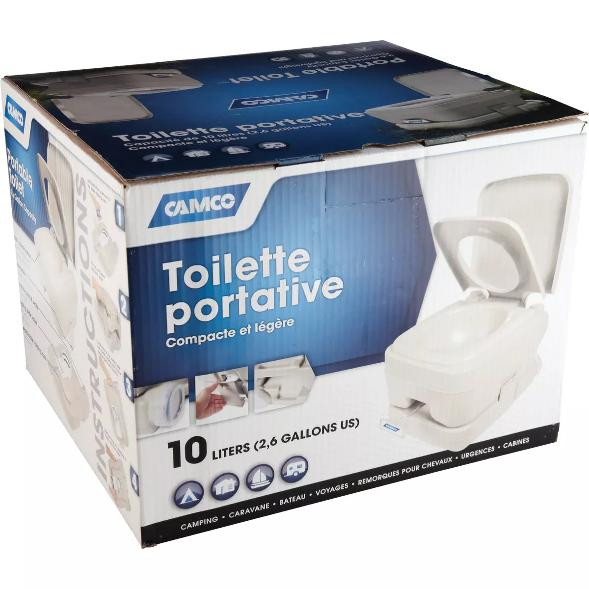 Camco 2.6 Gal. Portable Toilet - photo 2