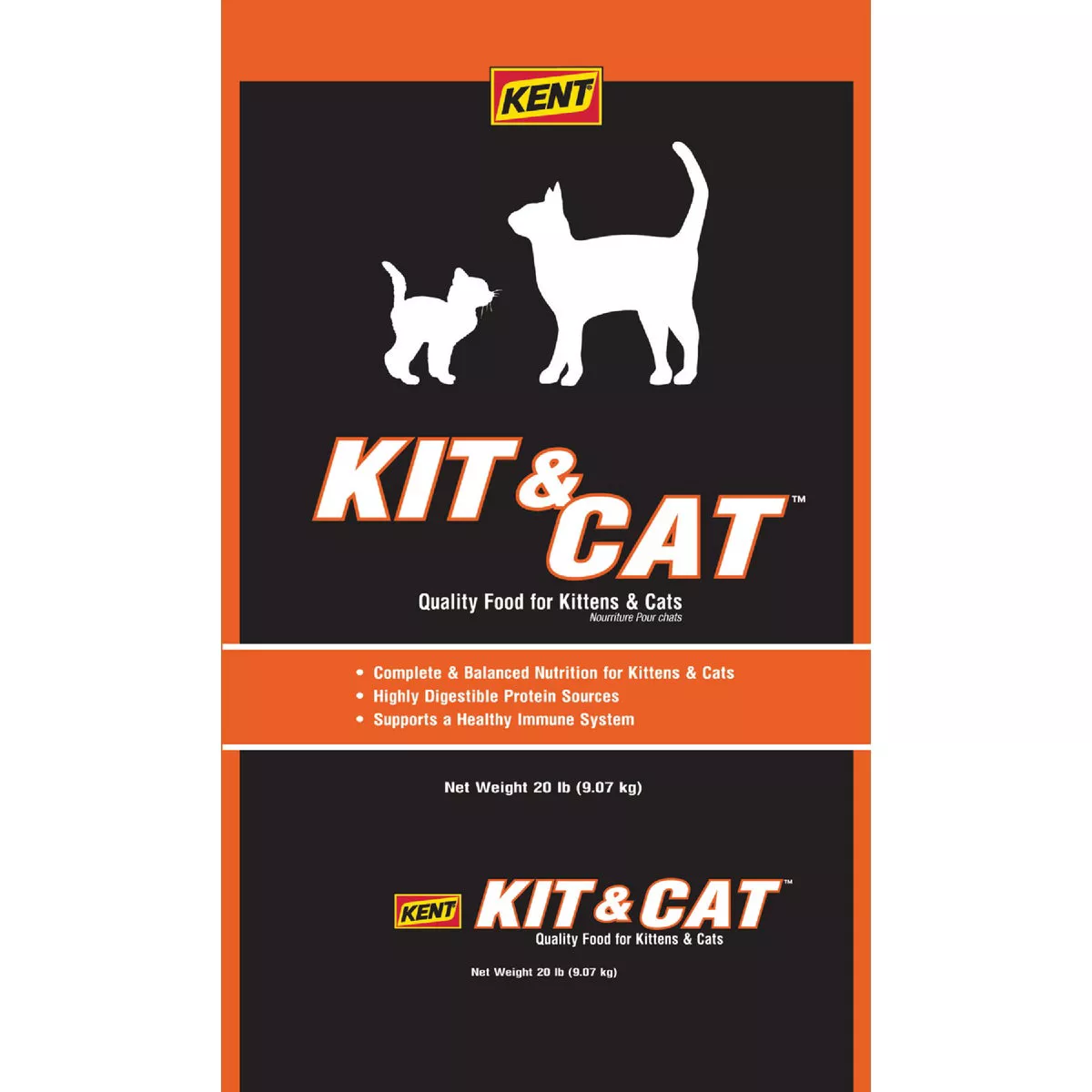 Kent Kit & Cat 20 Lb. All Ages Dry Cat Food