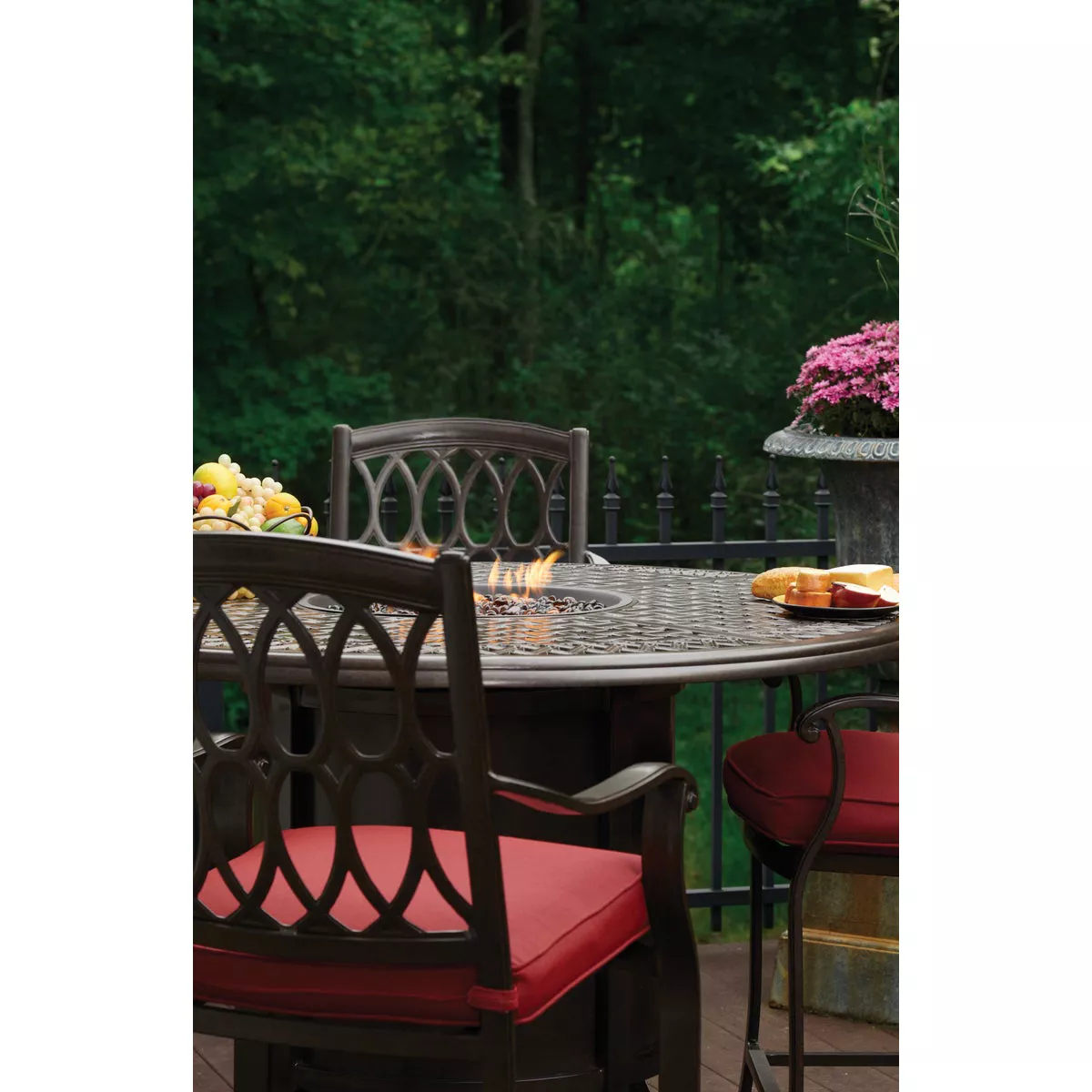 Outdoor Expressions Dondero 6-Piece Aluminum High Dining Set - photo 2