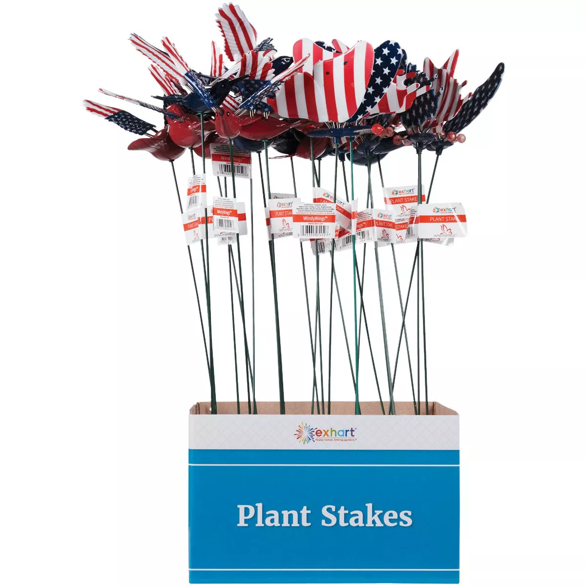 Exhart WindyWings 16 In. H. Plastic Patriotic Bird Garden Stake - photo 2