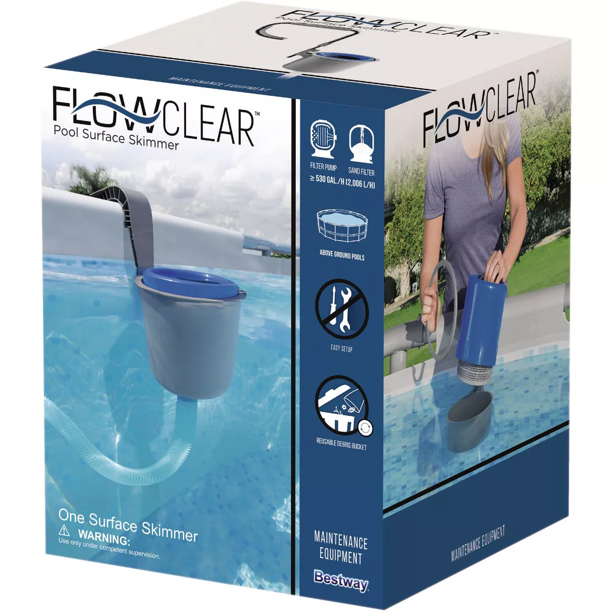 Bestway Flowclear 530 GPH Pool Surface Skimmer - photo 2