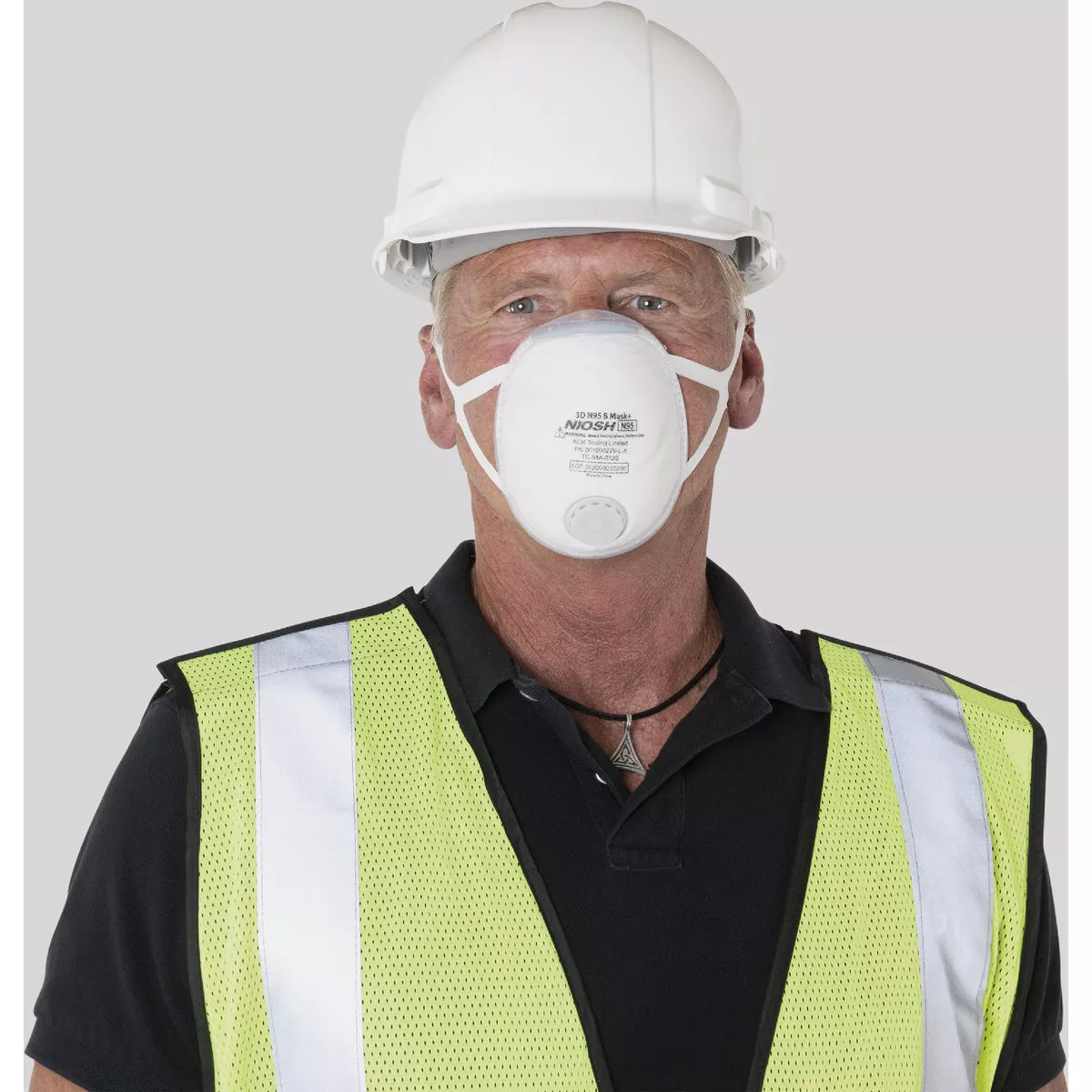 Soft Seal Large 360-Degree Silicone Seal 3D Respirator With Valve (10-Pack) - photo 2