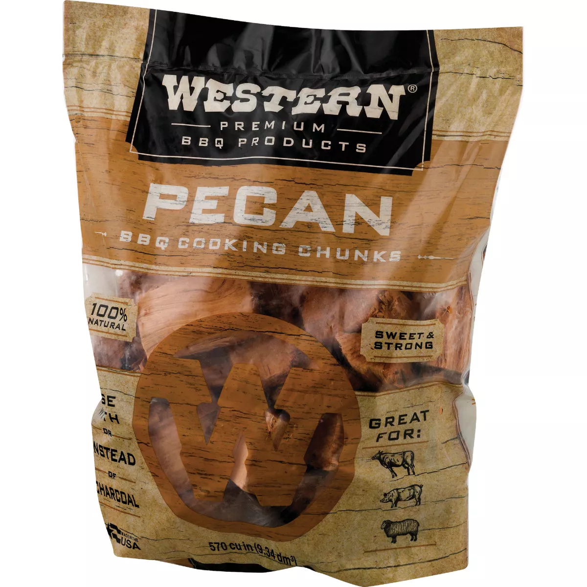 Western 500 Cu. In. Pecan Wood Smoking Chunks - photo 3