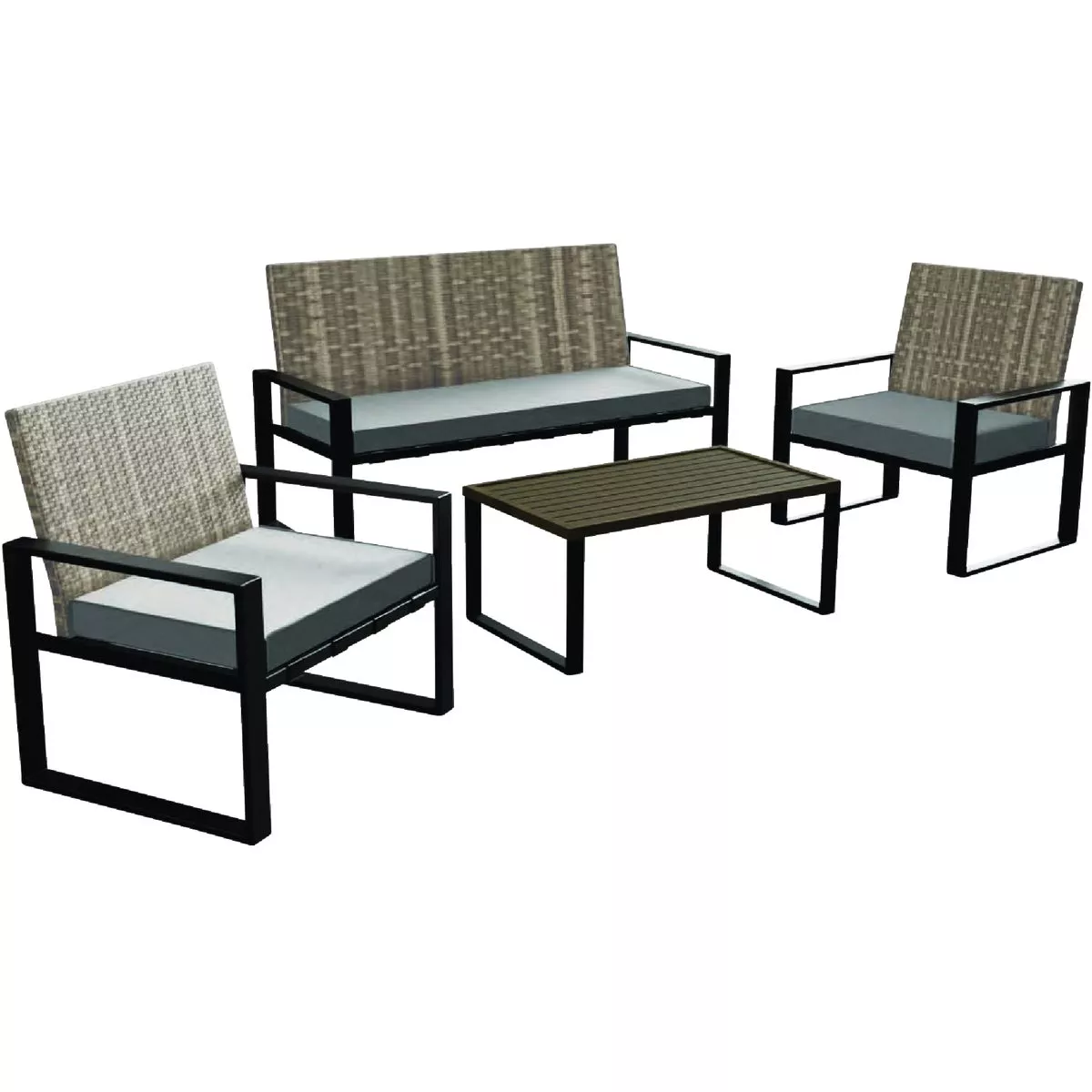 Outdoor Expressions Metro 4-Piece Chat Set
