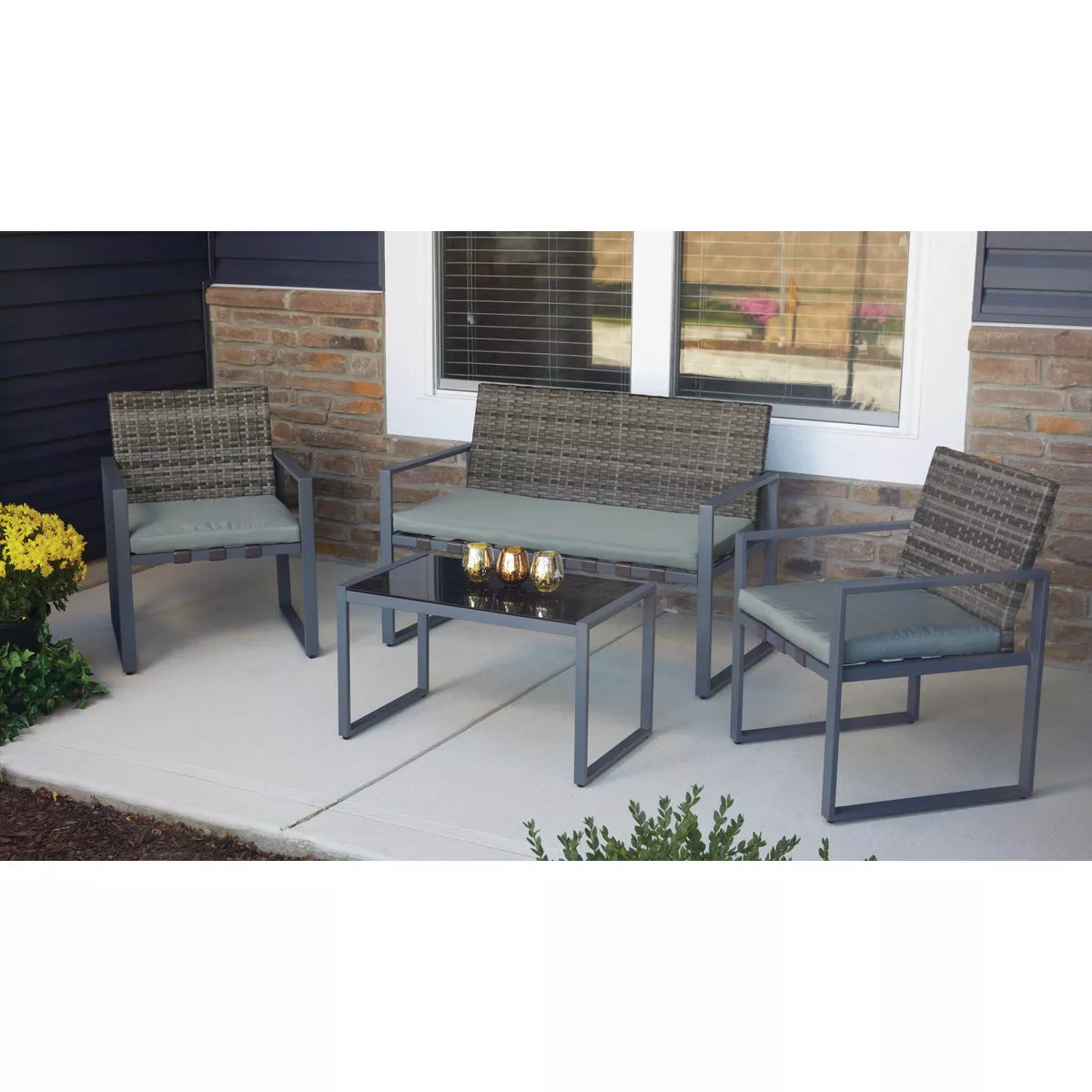Outdoor Expressions Metro 4-Piece Chat Set - photo 2