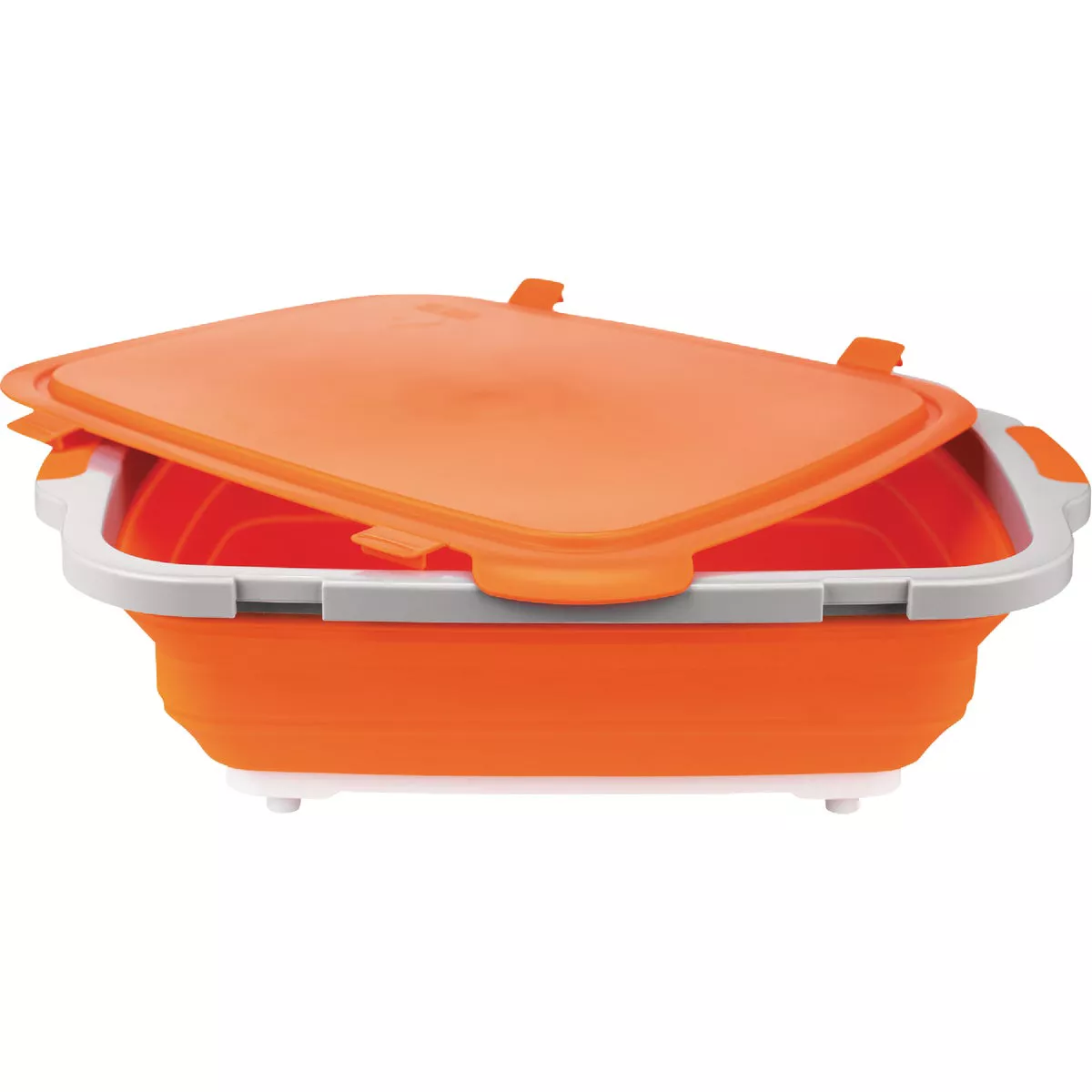 Drip EZ XL Orange 22.5 In. L. x 16.25 In. W. x 5.5 In. D. Collapsible BBQ Prep Tub