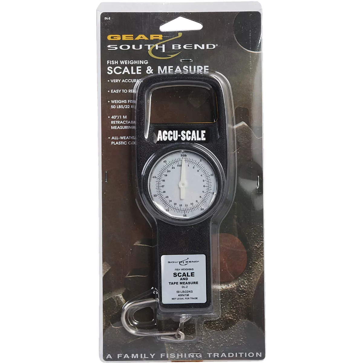 SouthBend 50 Lb. Fish Scale & 40 In. Tape Combination - photo 2
