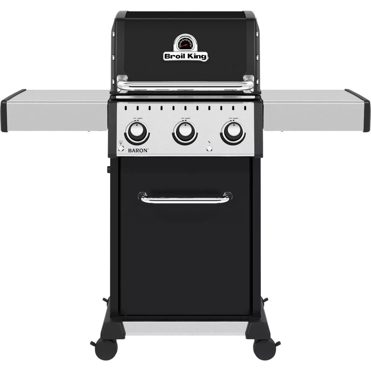 Broil King Baron 320 Pro 3-Burner Black 32,000 BTU LP Gas Grill