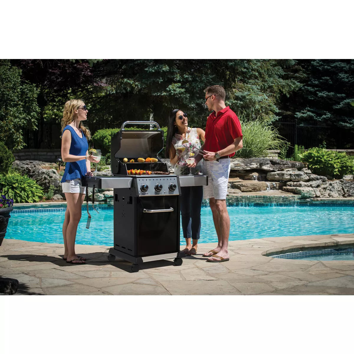 Broil King Baron 320 Pro 3-Burner Black 32,000 BTU LP Gas Grill - photo 5