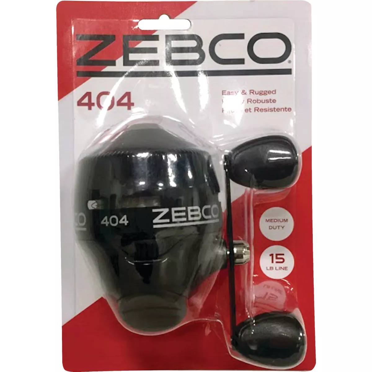 Zebco 404 Heavy-Duty 15 Lb. Spincast Fishing Reel - photo 2