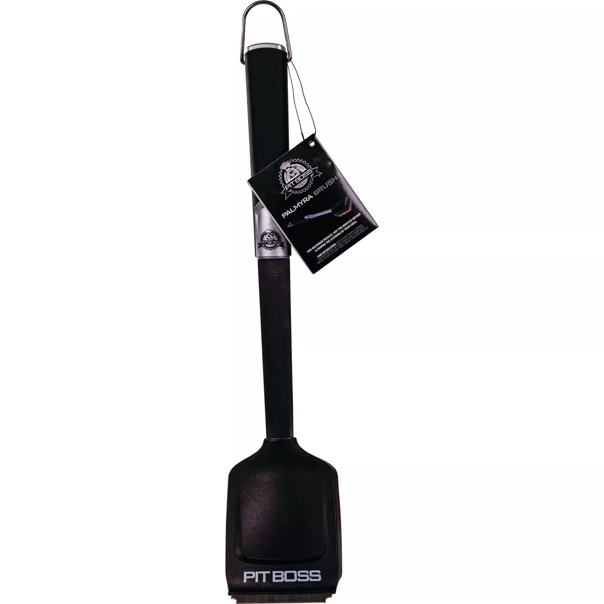 Pit Boss Pro Series 18.5 In. Natural Bristles Stainless Steel Palmyra Head Grill Cleaning Brush - photo 2