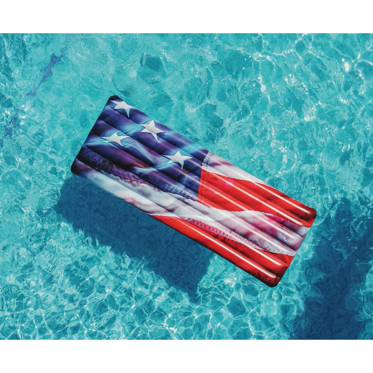 PoolCandy Stars & Stripes Deluxe Mattress Pool Raft - photo 4