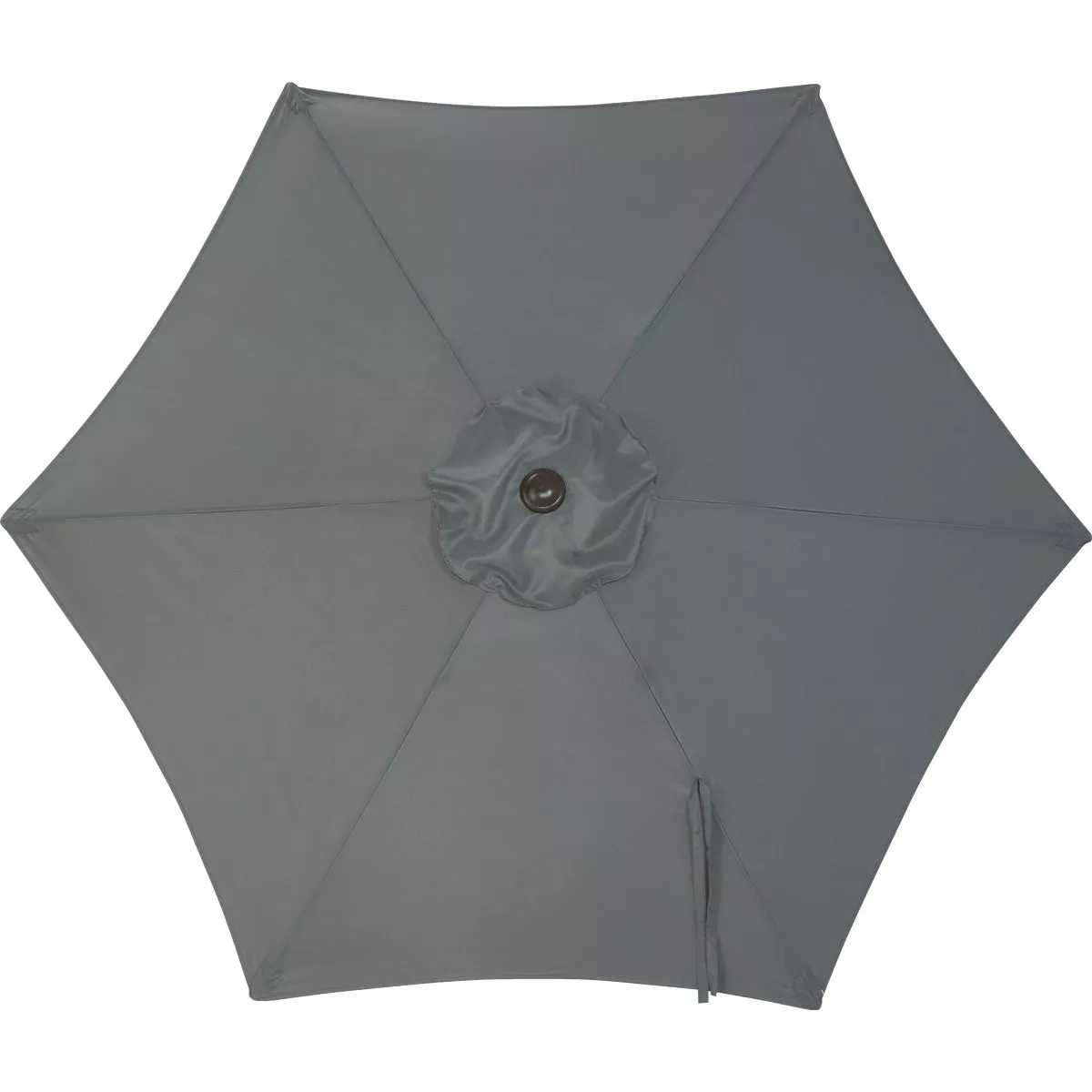 Outdoor Expressions 7.5 Ft. Aluminum Tilt/Crank Gray Patio Umbrella - photo 4