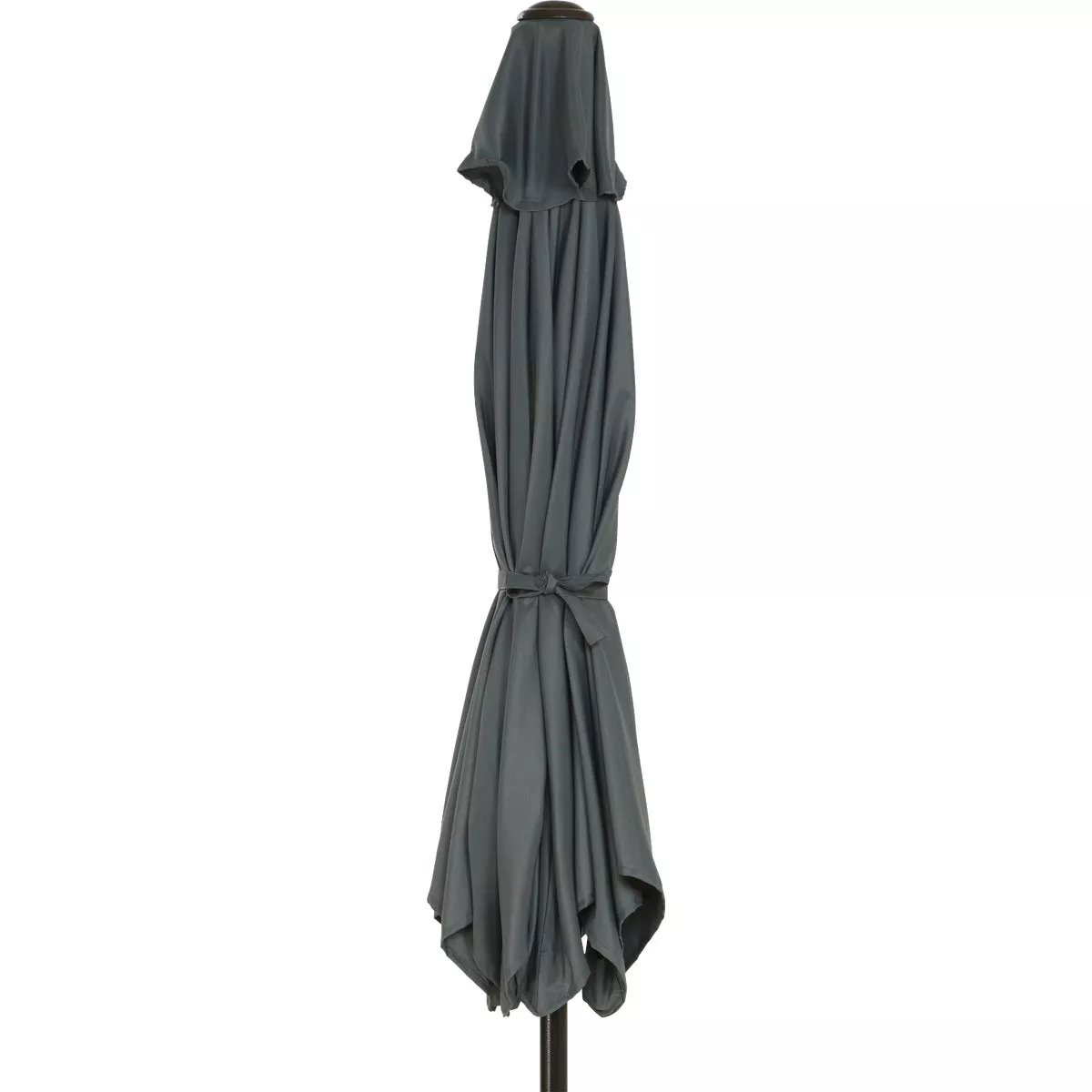 Outdoor Expressions 9 Ft. Aluminum Tilt/Crank Gray Patio Umbrella - photo 5