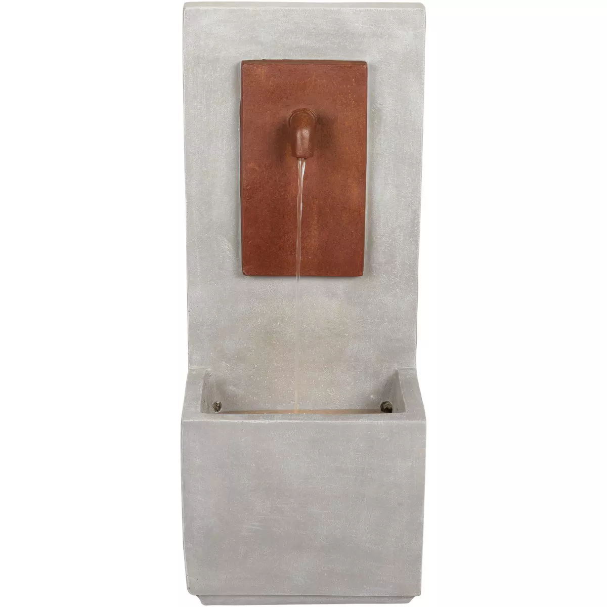 Best Garden 12 In. W. x 35 In. H. x 15 In. L. Rust Tap Resin Fountain - photo 2