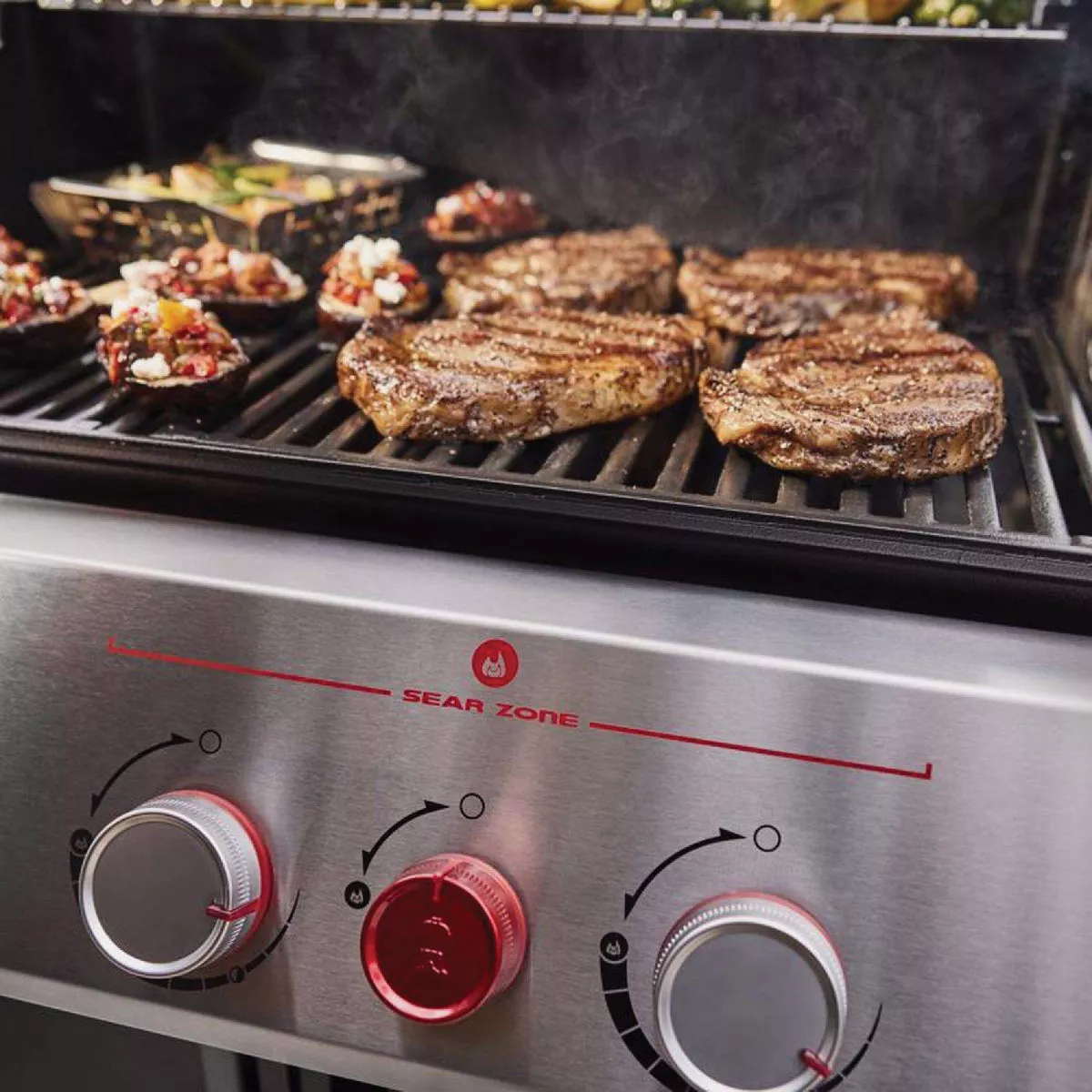 Weber Genesis E-325 3-Burner Natural Gas Grill, Black - photo 5