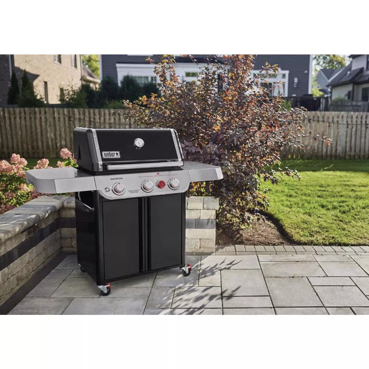 Weber Genesis E-325 3-Burner Natural Gas Grill, Black - photo 9