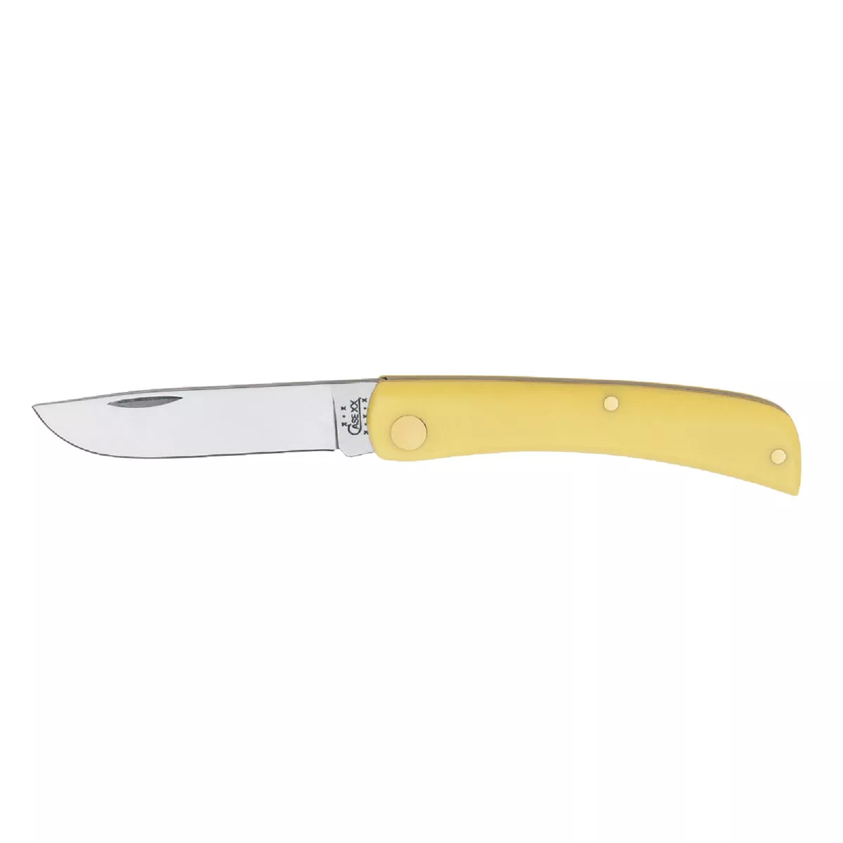 Case Yellow Sod Buster Jr. 2-3/4 In. Folding Knife