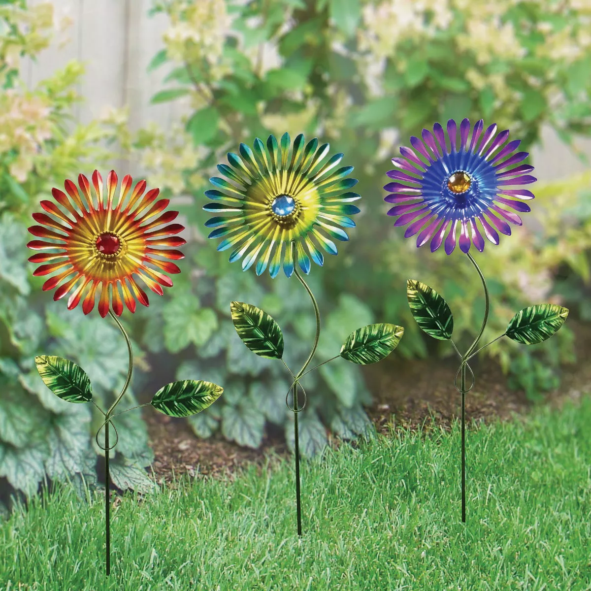 Alpine 16 In. H. Colorful Metal Flower Pot Stake - photo 5