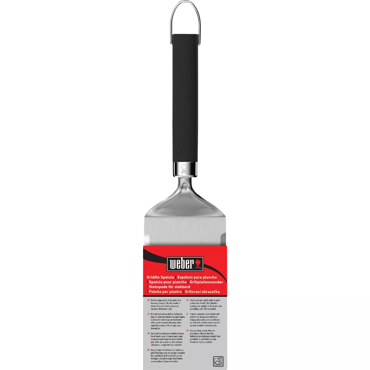 Weber 4.3 In. Stainless Steel Flat Top Griddle Spatula - photo 2