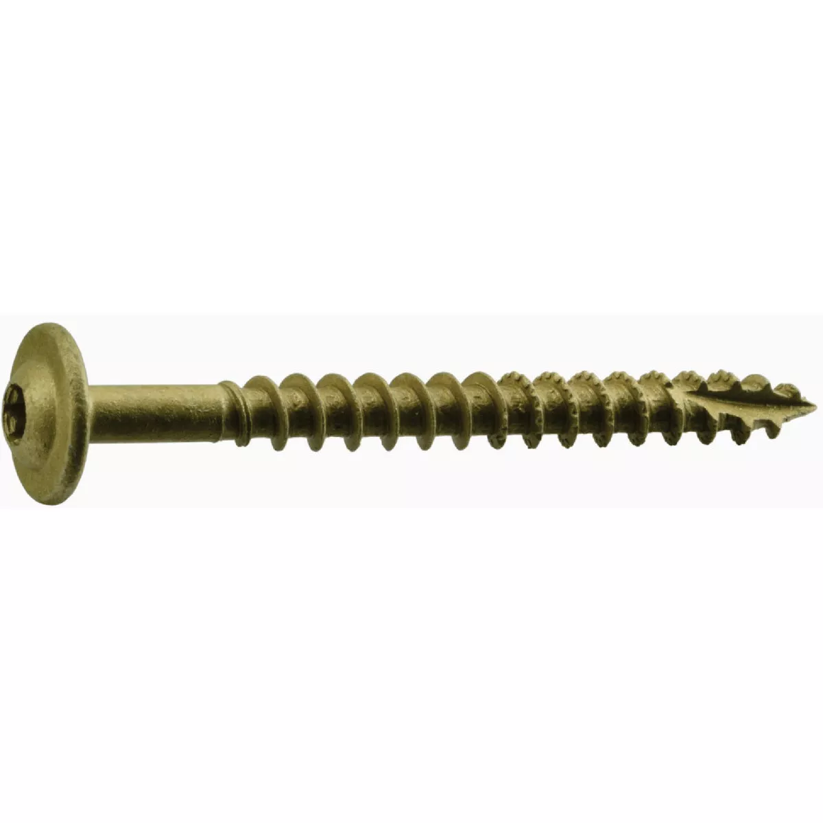 Midwest Fastener SaberDrive 5/16 In. x 3 In. Tan XL1500 Coated Steel Round Washer Head Star Drive Construction Lag Screws (647 Ct.)