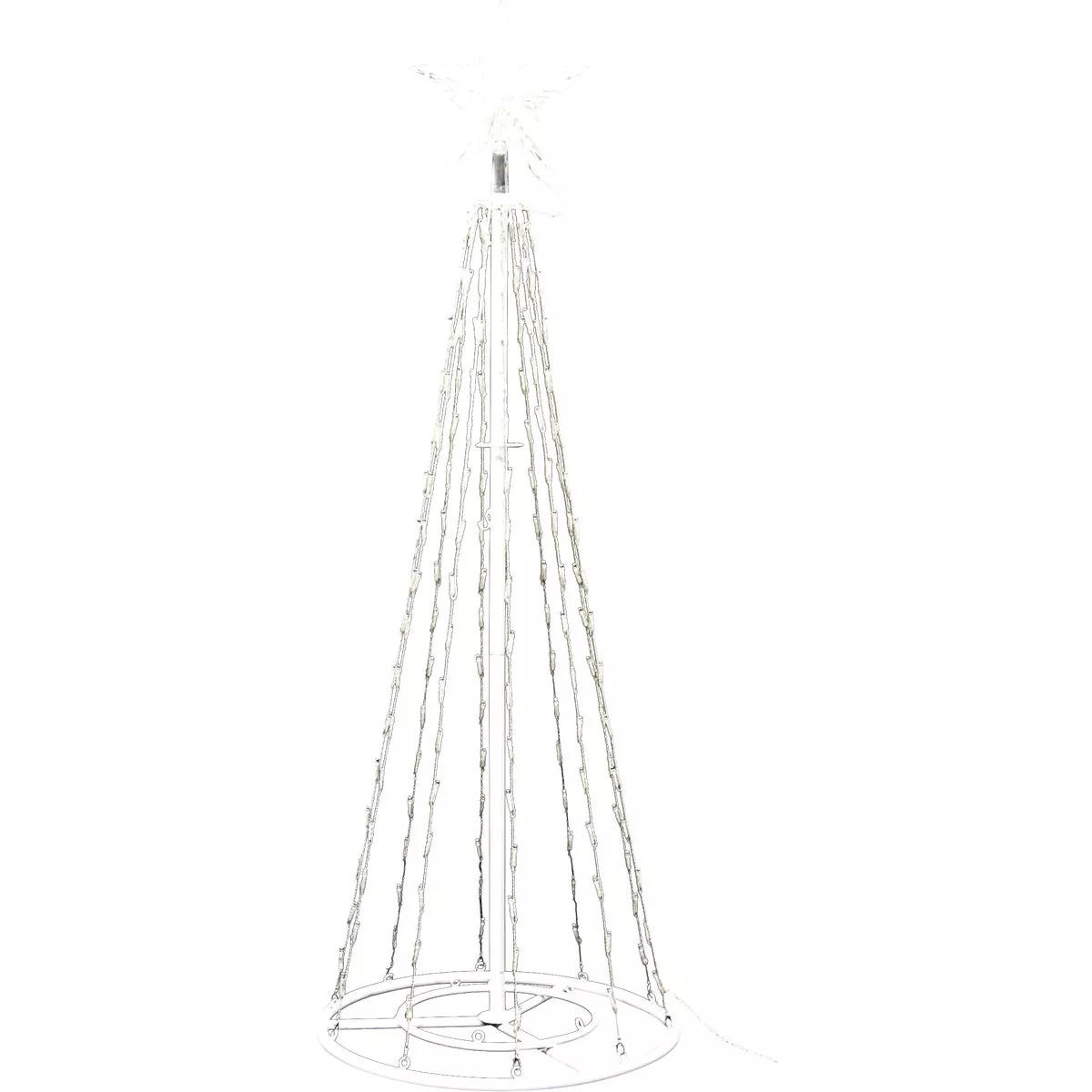 Alpine 106 In. LED 8-Function Multi-Color Christmas Tree Tower