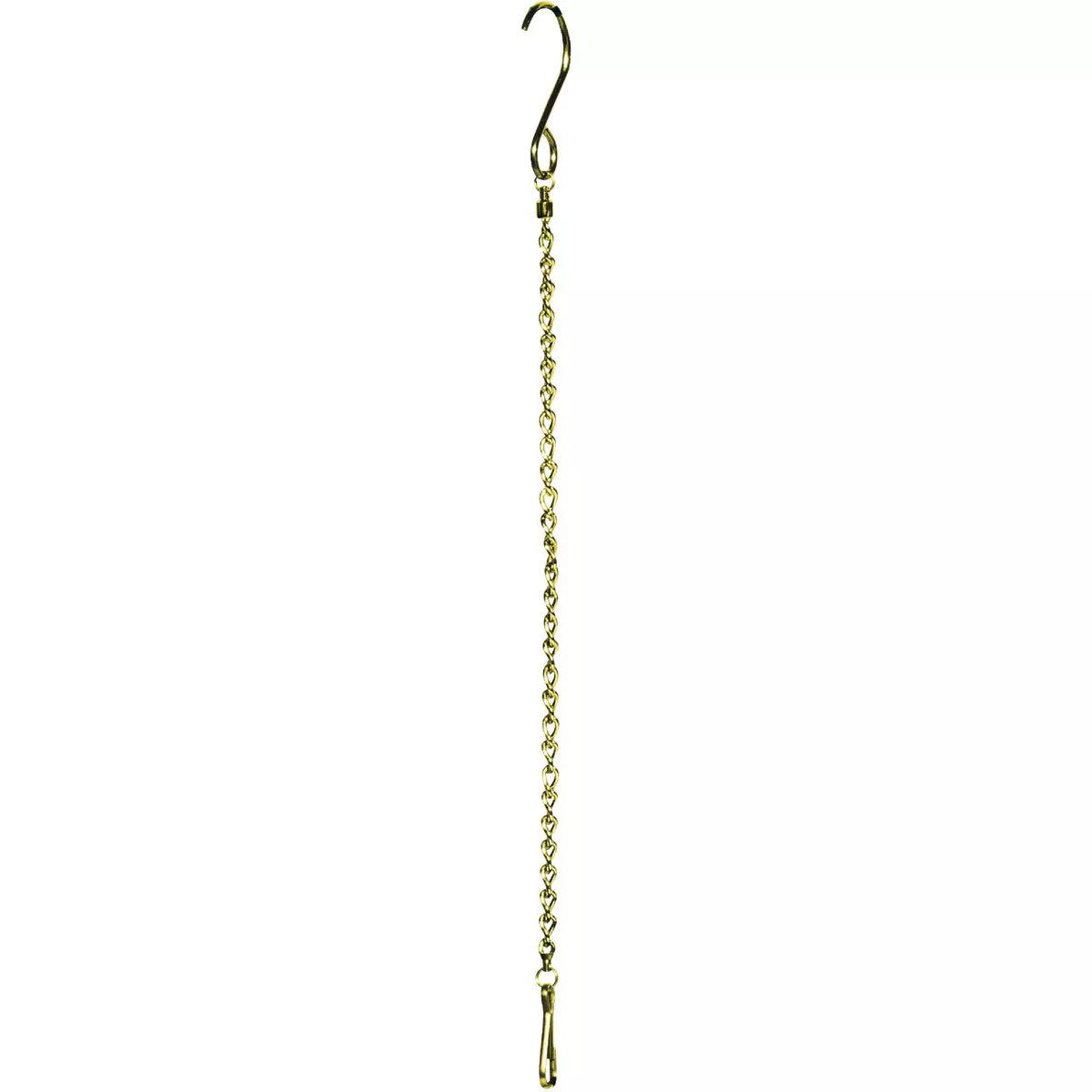 Alpine 20 In. Gold Metal 12-Item Hanging Chain Clip Strip