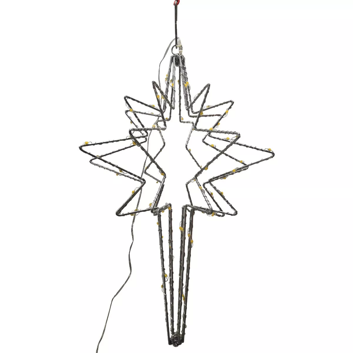 Alpine 18 In. LED Warm White Bethlehem Star Lighted Decoration