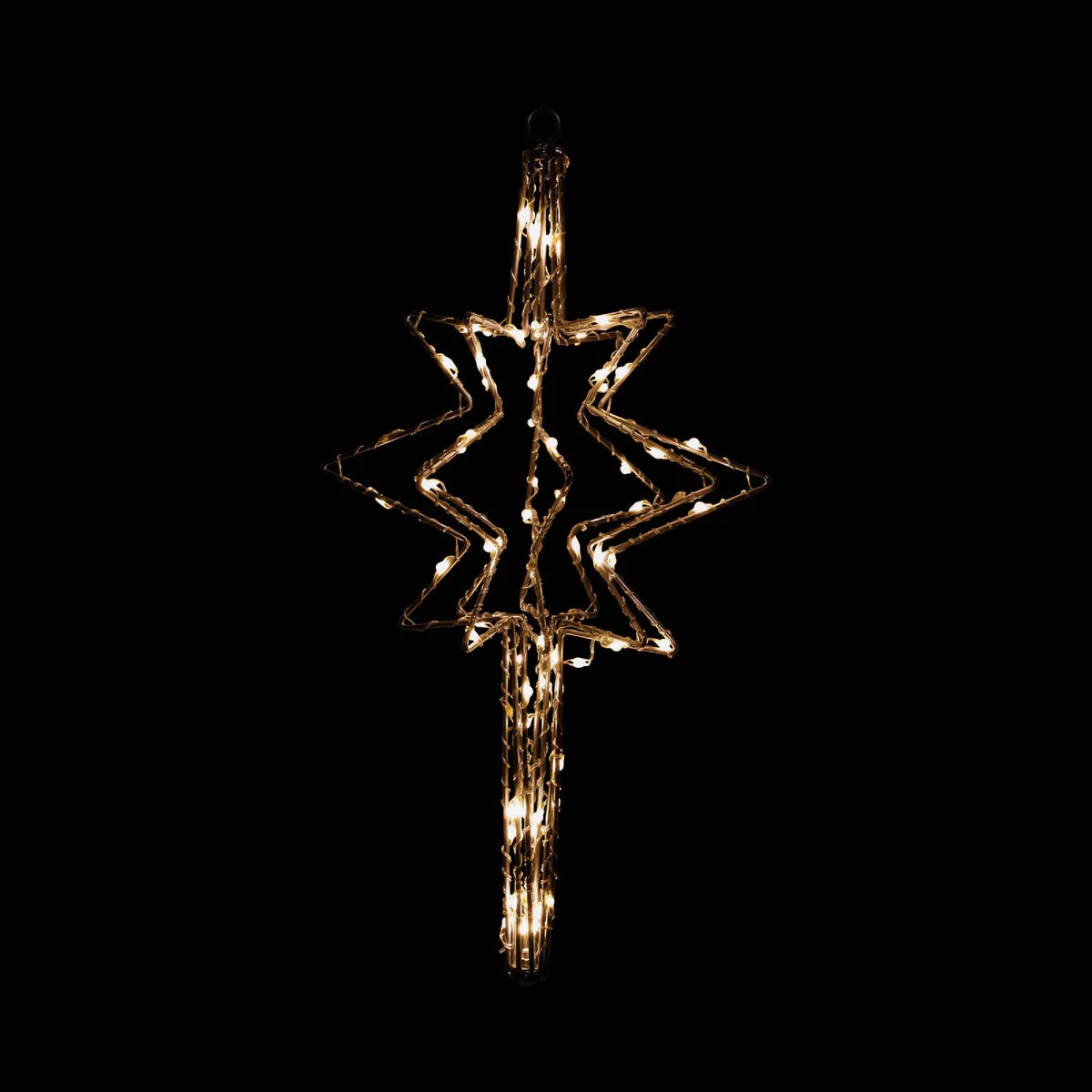 Alpine 18 In. LED Warm White Bethlehem Star Lighted Decoration - photo 2