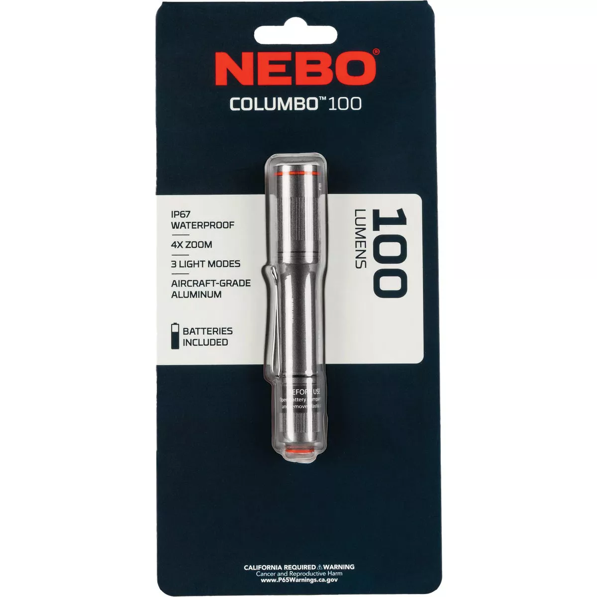 Nebo Columbo 100 Lm. AAA Anodized Aluminum LED Pen Light - photo 2