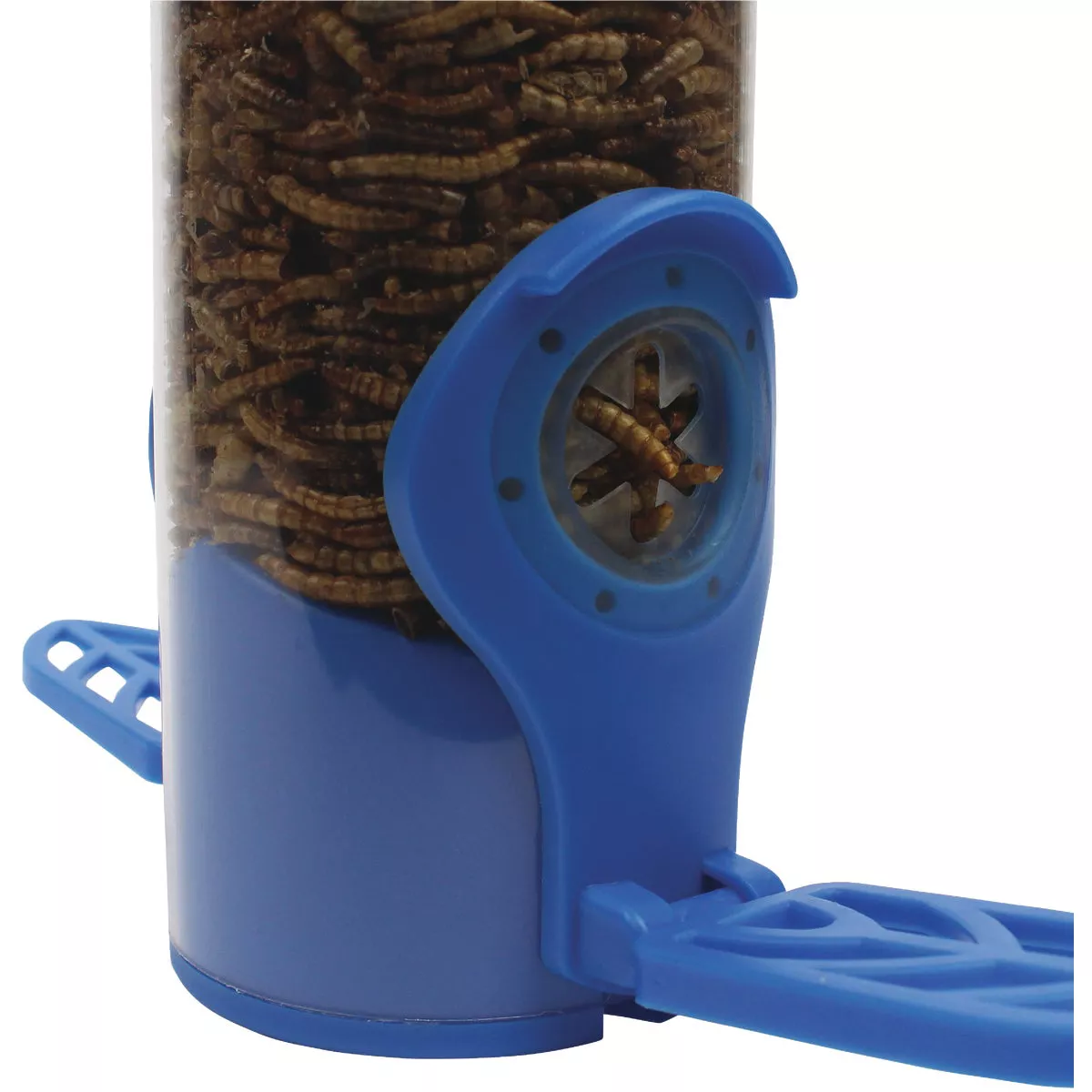 Perky-Pet 3.5 Oz. Capacity Dried Mealworm Bird Feeder with Flexports - photo 3