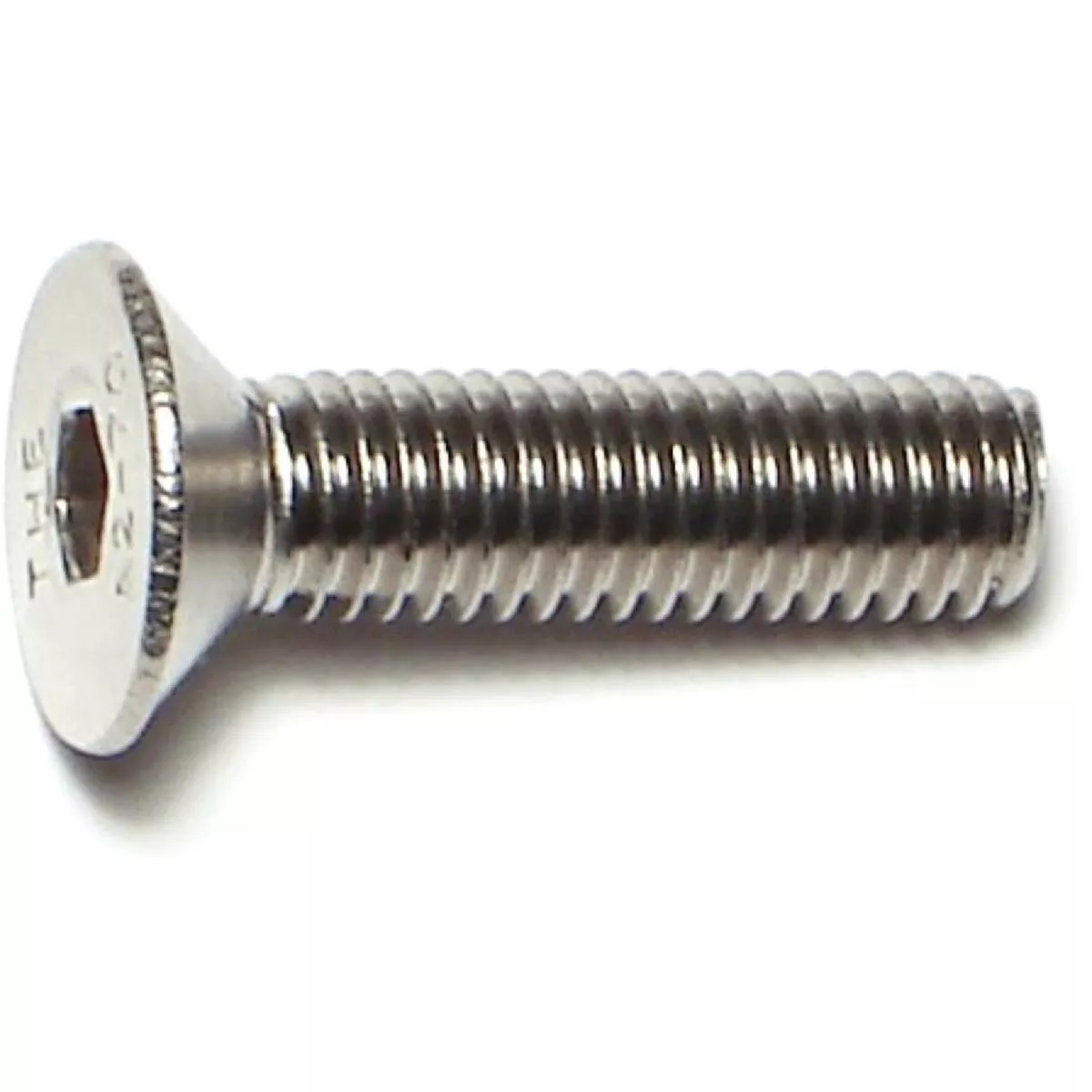 Midwest Fastener 5mm-0.8 x 20mm A2 Stainless Steel Coarse Thread Flat Head Hex Socket Cap Screws (10 Ct.)-