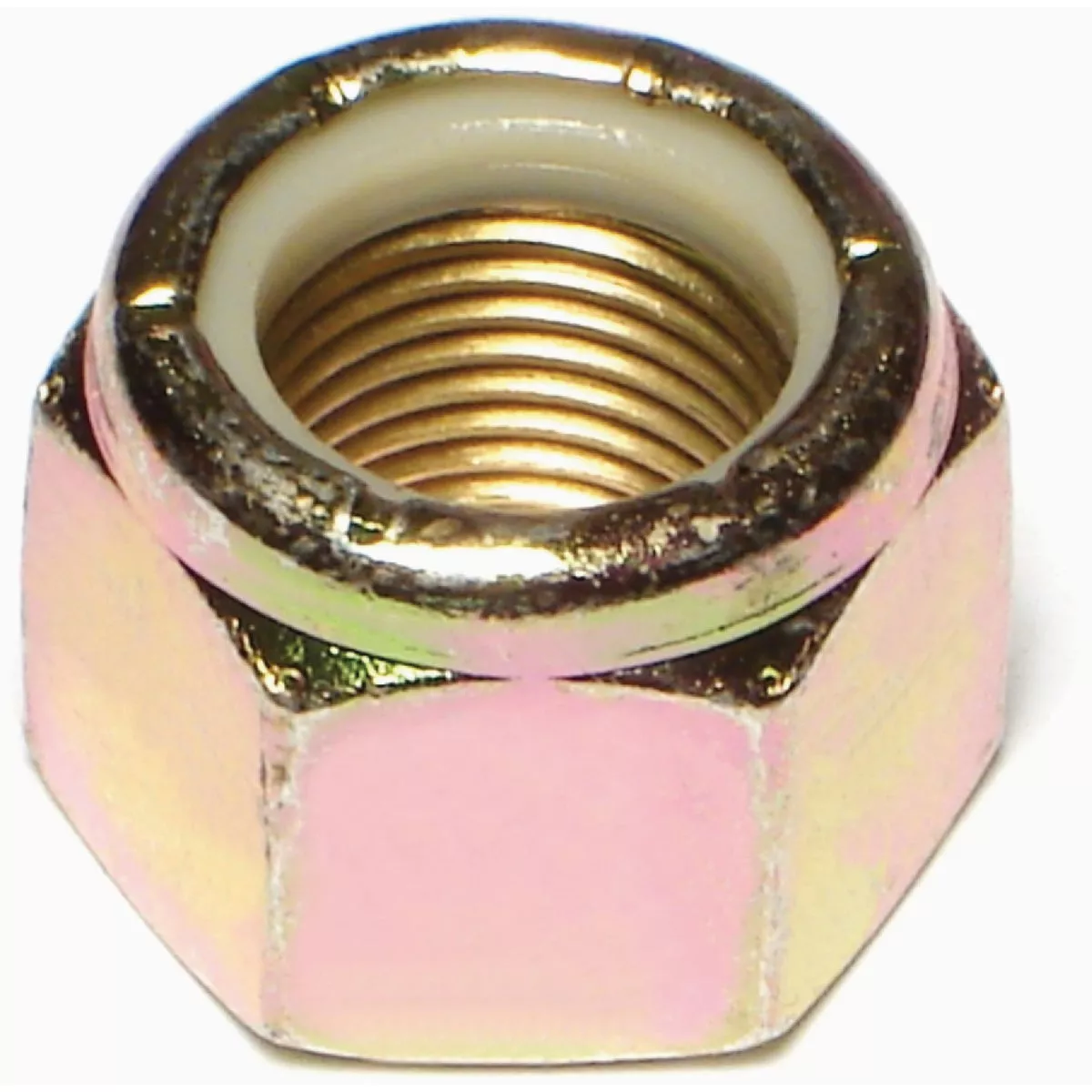 Midwest Fastener 5/8 In.-18 Zinc Plated Grade 8 Steel Fine Thread Nylon Insert Lock Nuts (25 Ct.)-