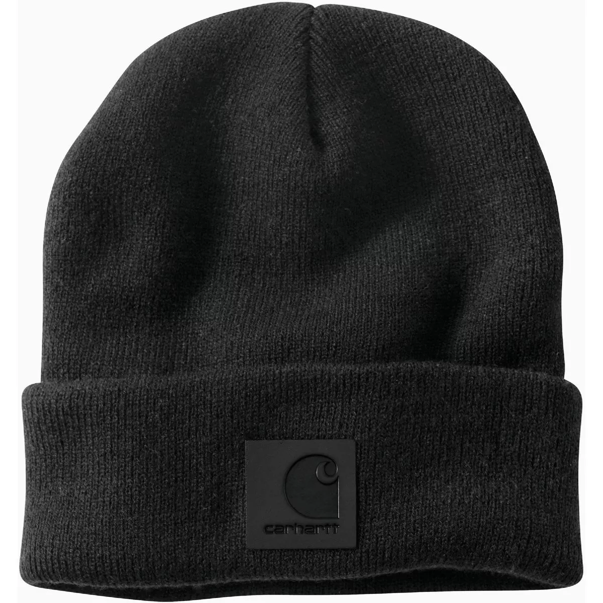 Carhartt Men's Black Rib Knit Watch Beanie