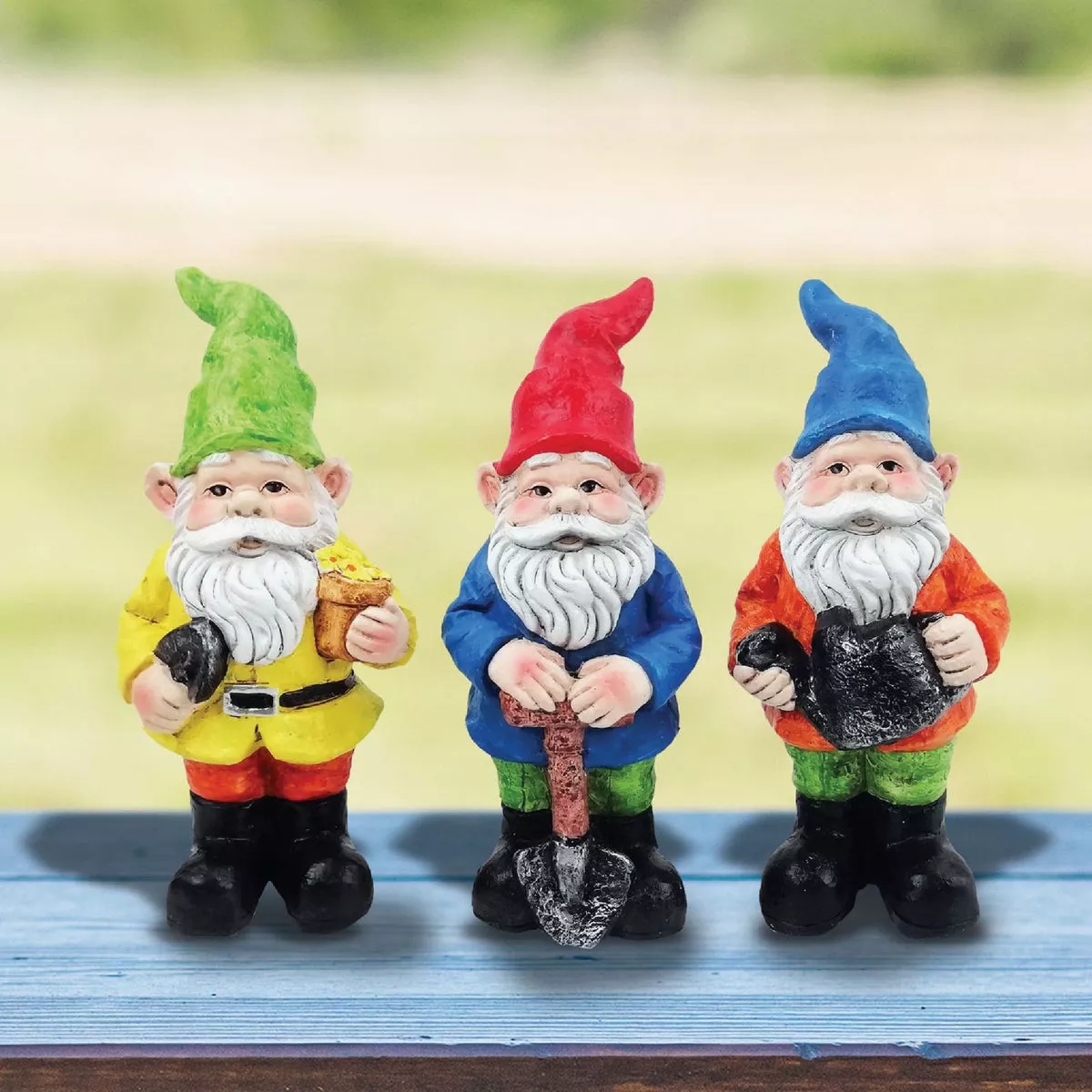 Alpine 10 In. Resin Gnome Lawn Ornament - photo 2