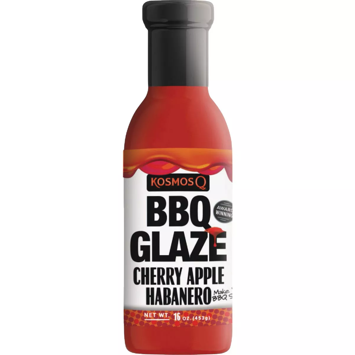 Kosmos Q 16 Oz. Cherry Apple Habanero BBQ Glaze