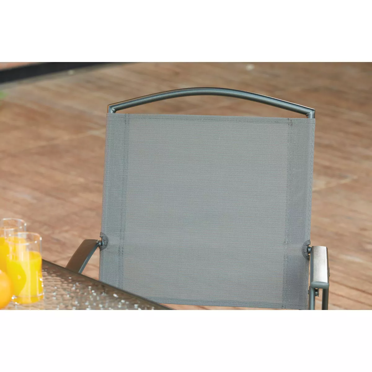 Outdoor Expressions 6-Piece Sling Dining Set with Umbrella - photo 11