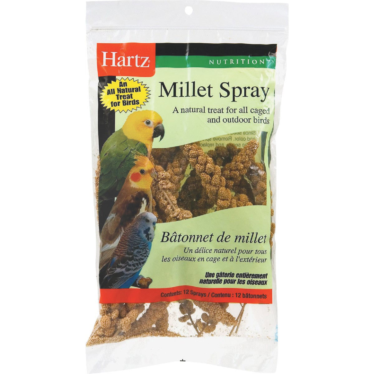 Hartz Millet Spray Bird Treat (12Pack) Do it Best