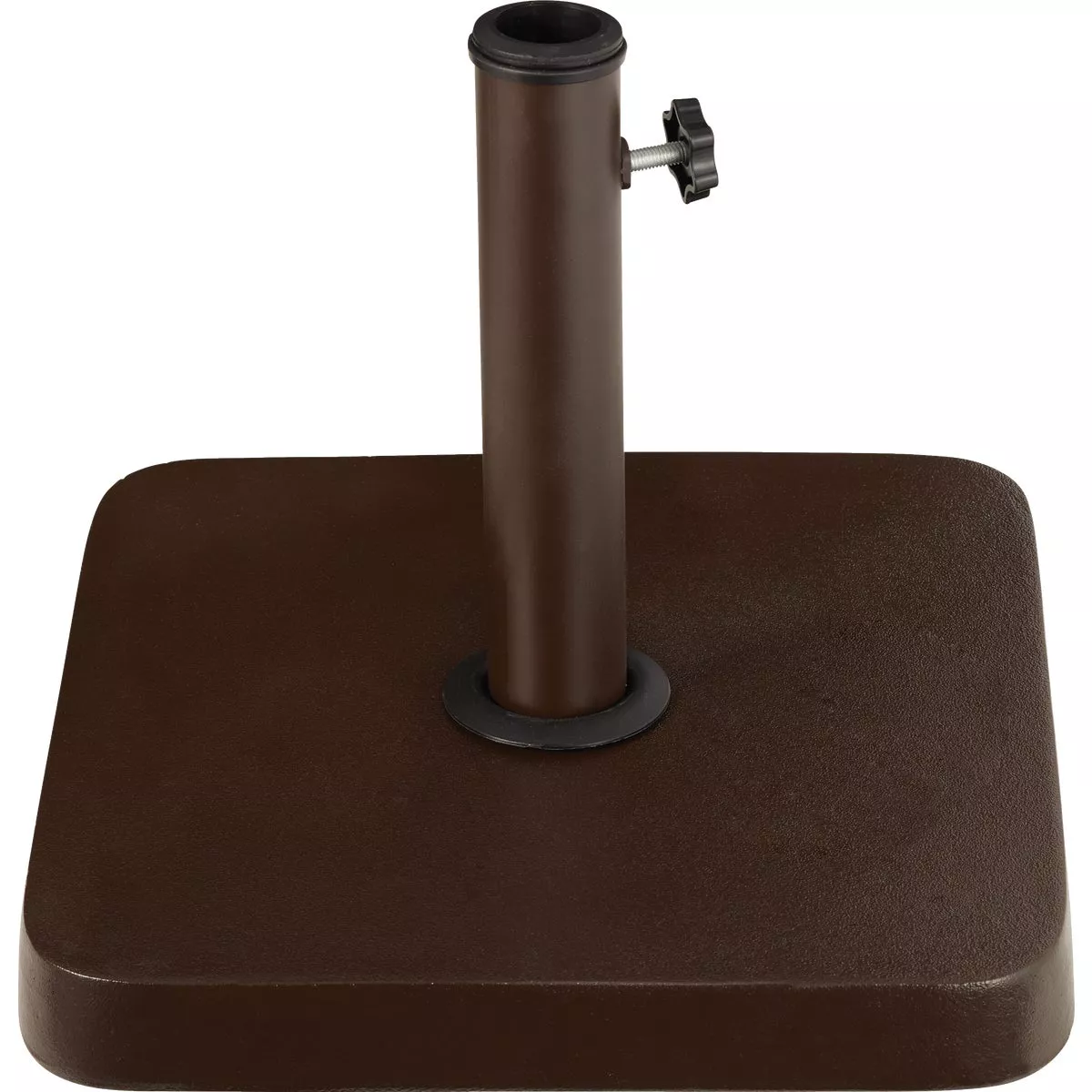 Outdoor Expressions 13.5 In. Square Brown Concrete Umbrella Base - photo 2