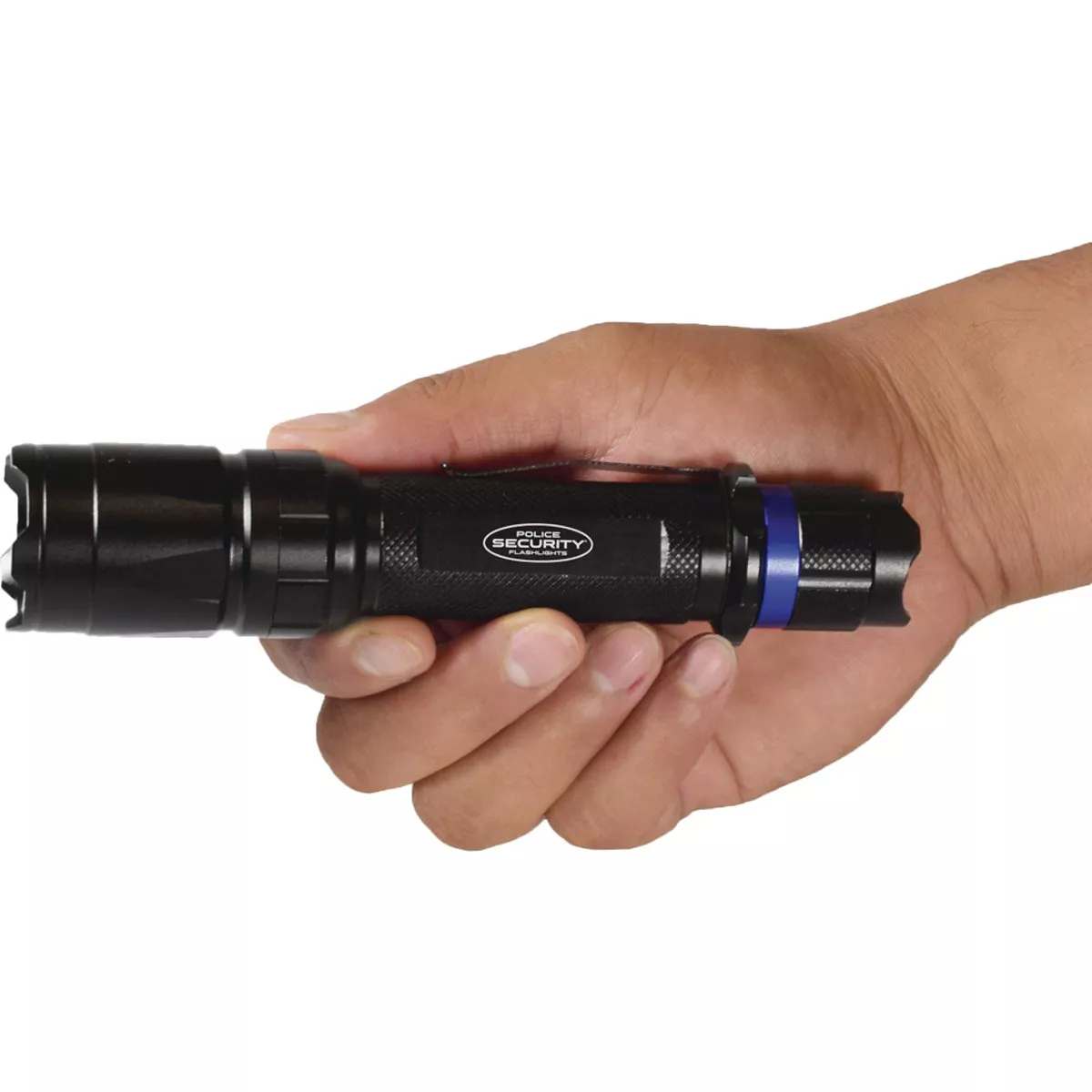 Police Security Trac-Tact 2AA 350 Lm. Tactical LED Flashlight with UV & Red LED Modes - photo 2
