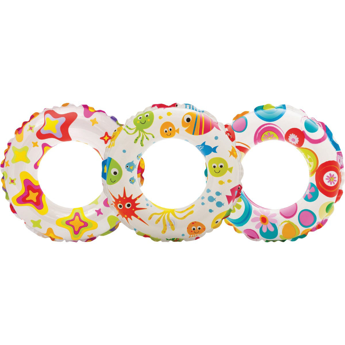 Intex 20 In. Lively Print Pool Tube Float Do it Best
