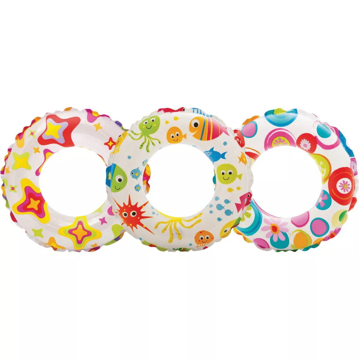 Intex 20 In. Lively Print Pool Tube Float