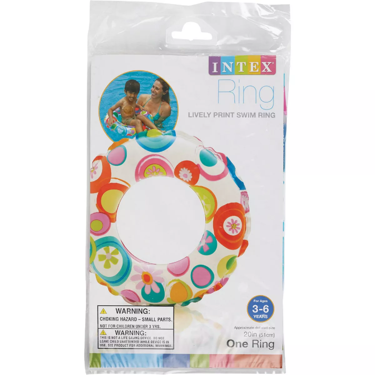 Intex 20 In. Lively Print Pool Tube Float - photo 3